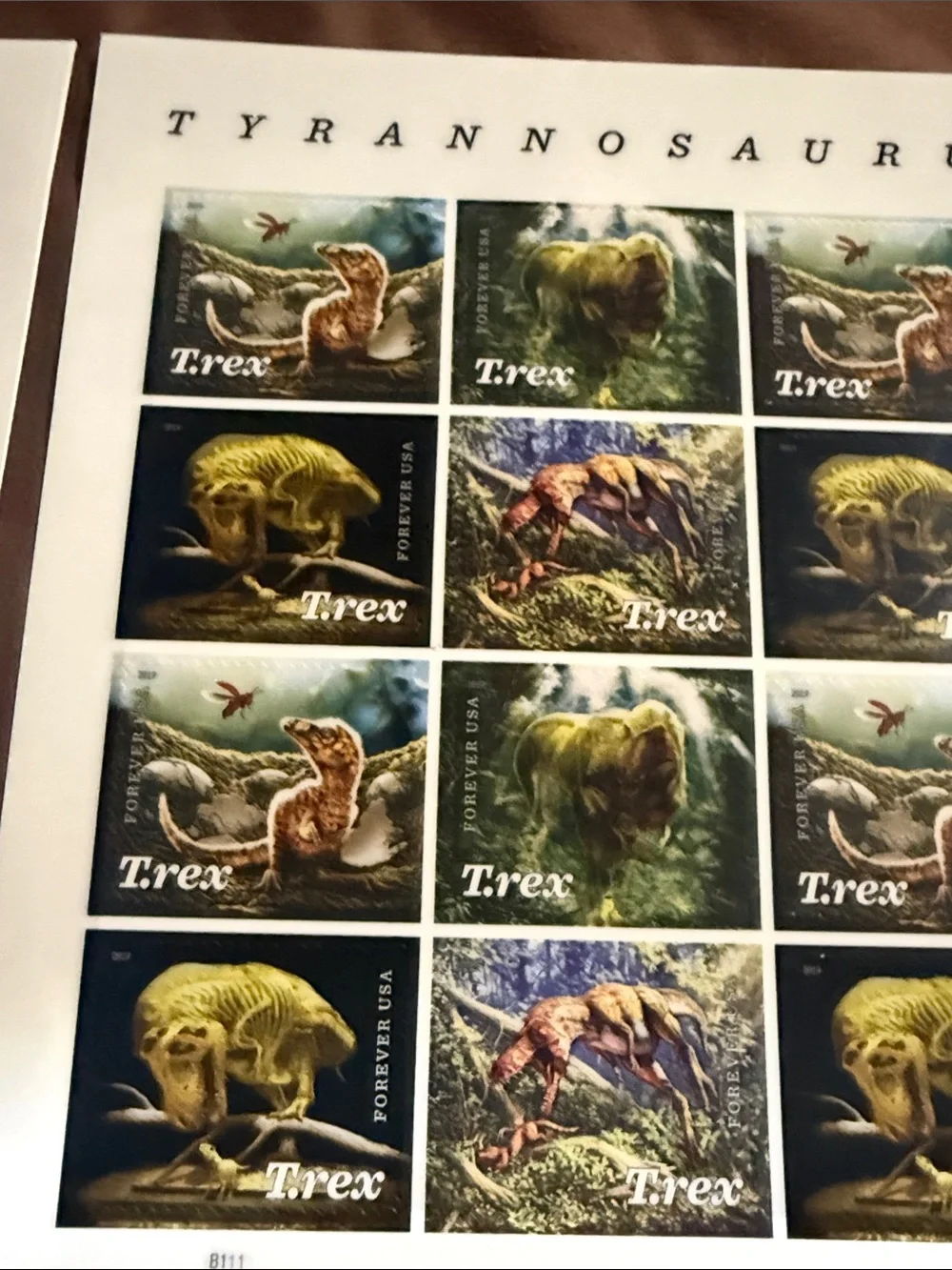 USPS Tyrannosaurus Rex Forever Stamp Sheets‎ Dinosaur Collectible Lot 2019
